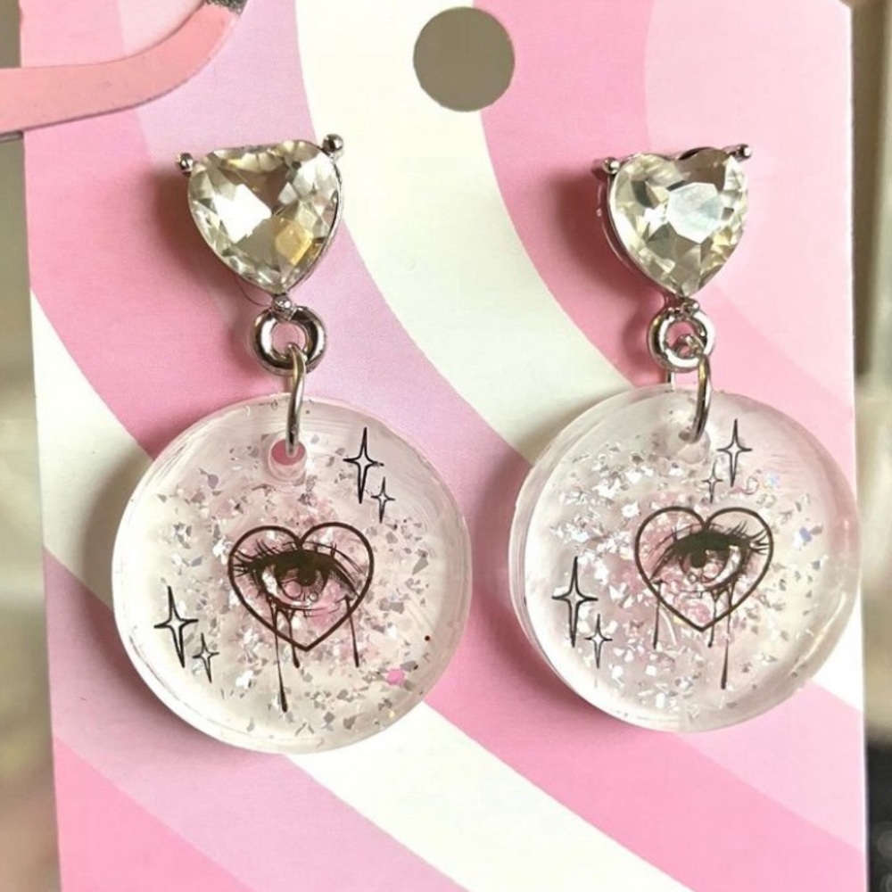 Anime Eyes, handmade earrings!!